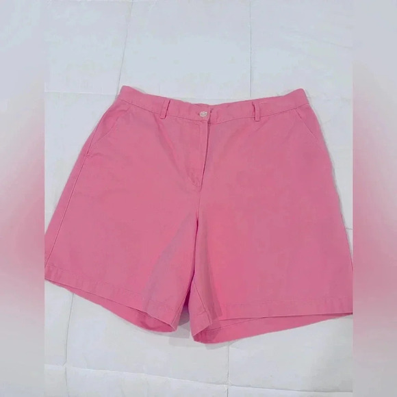 LAUREN Ralph Lauren pink walking shorts, sz 14, 7” inseam. 100% cotton. EUC!​ - Picture 1 of 5
